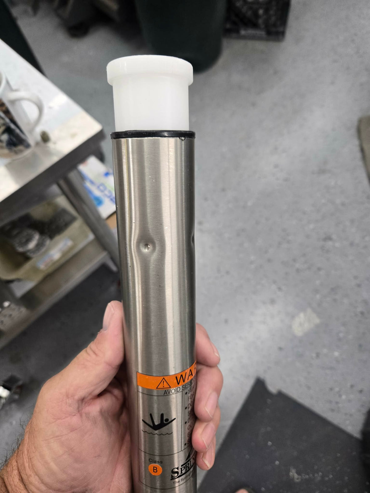 Factory Ranger Replacement Pedestal with 3/4 pin top insert – stainless steel